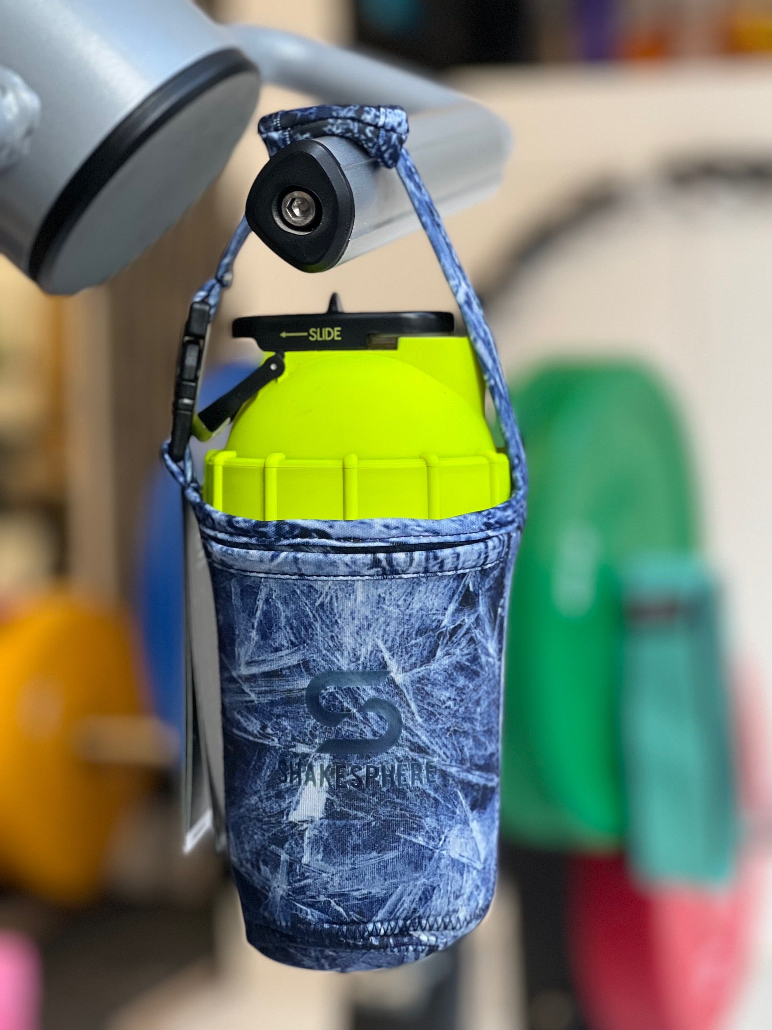 Dark Jean Neoprene Case for Protein Shaker Bottles