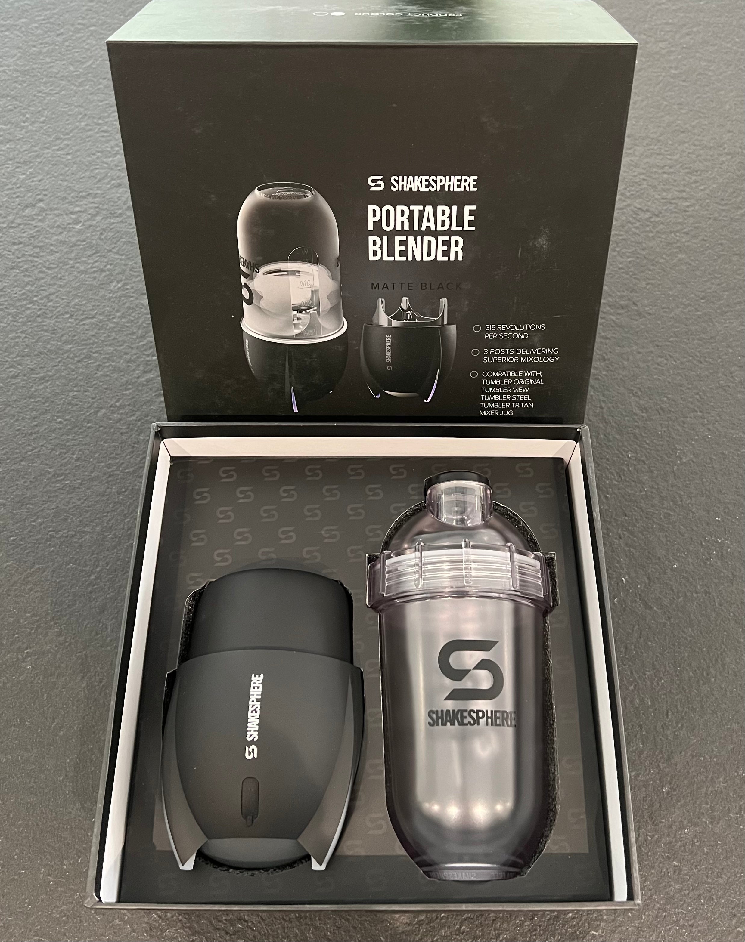 Portable Blender E-Lid Matte Black