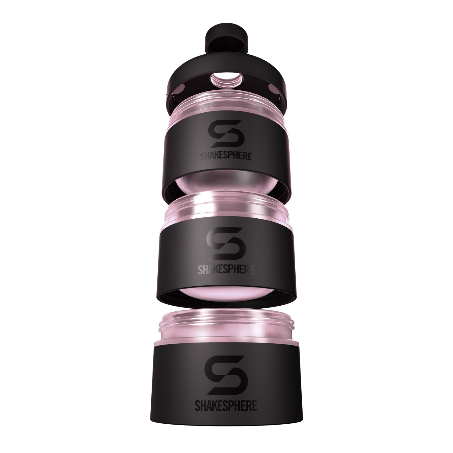 Protein Powder Stackable Storage Container 85g / 3oz, Rose Gold