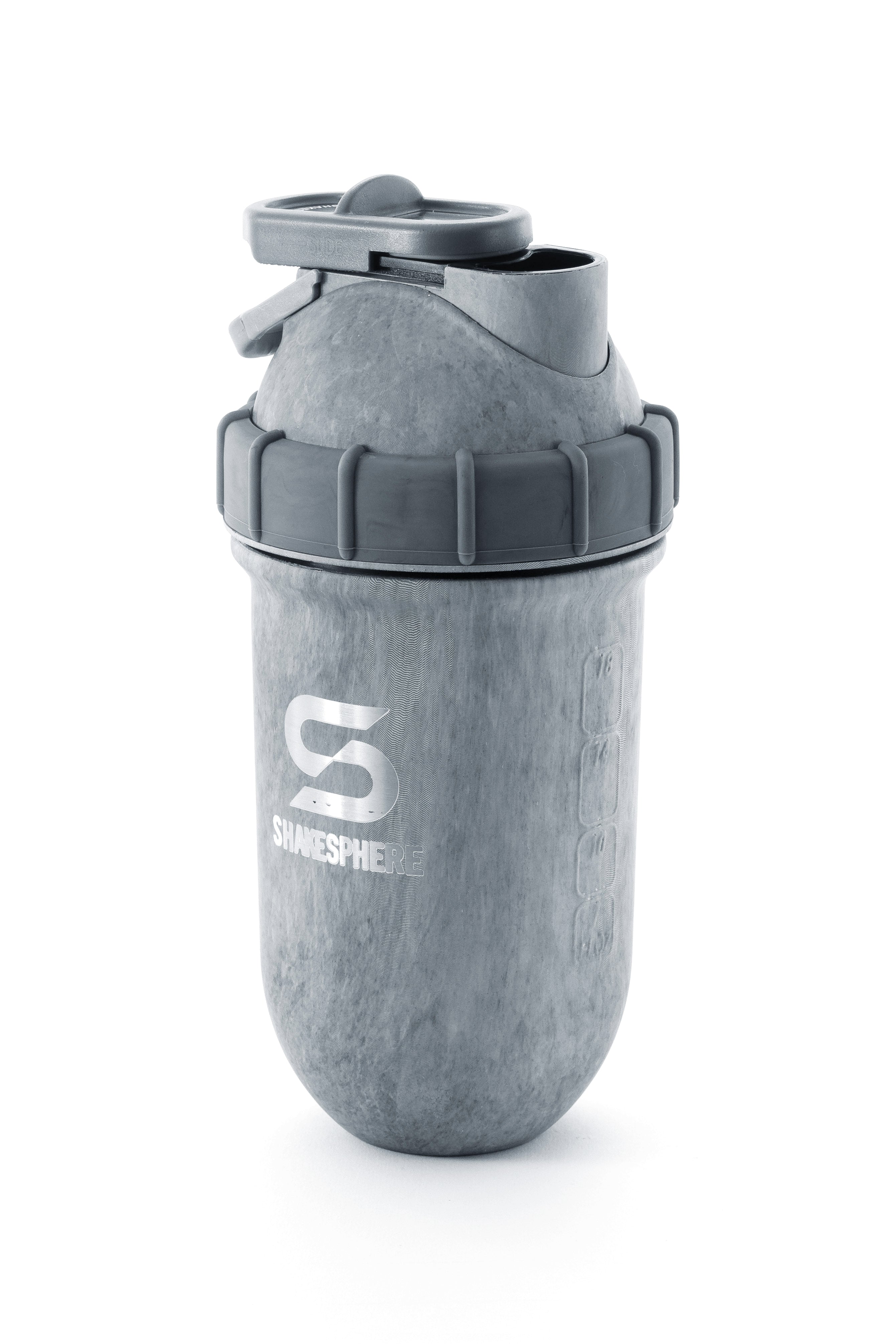 Protein shaker bottle 24.6 Fl Oz Double Wall Steel Concrete