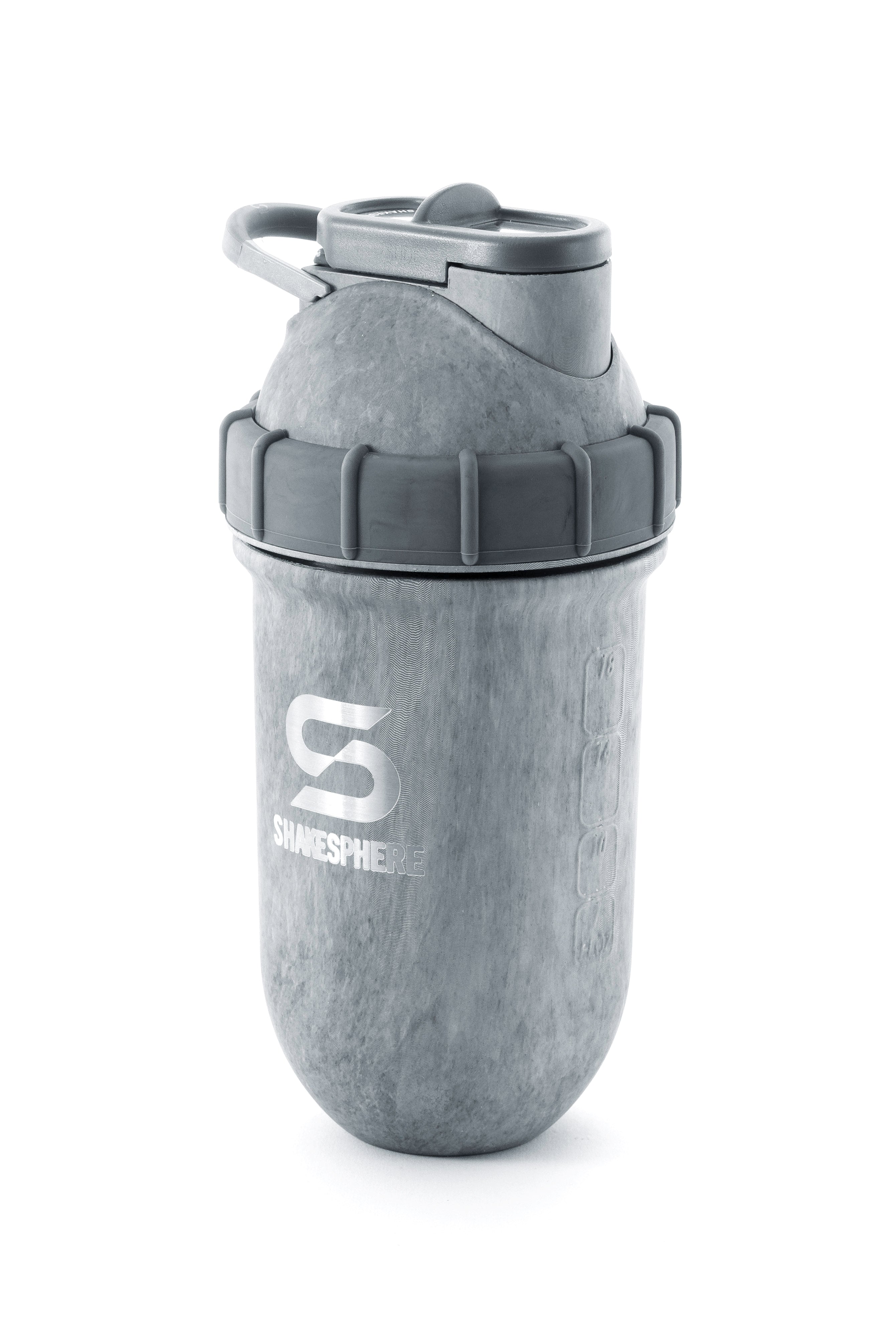 Protein shaker bottle 24.6 Fl Oz Double Wall Steel Concrete