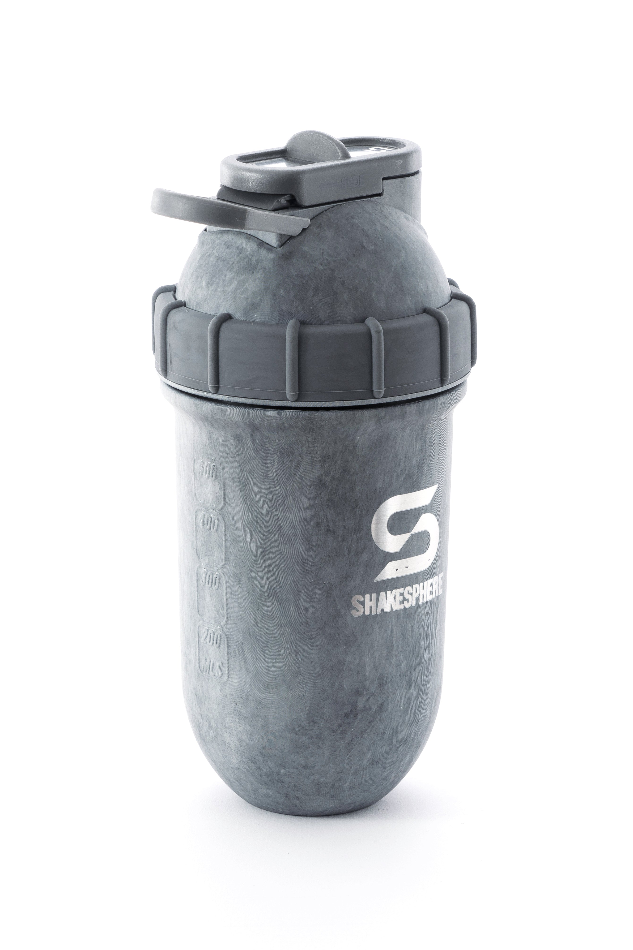 Protein shaker bottle 24.6 Fl Oz Double Wall Steel Concrete