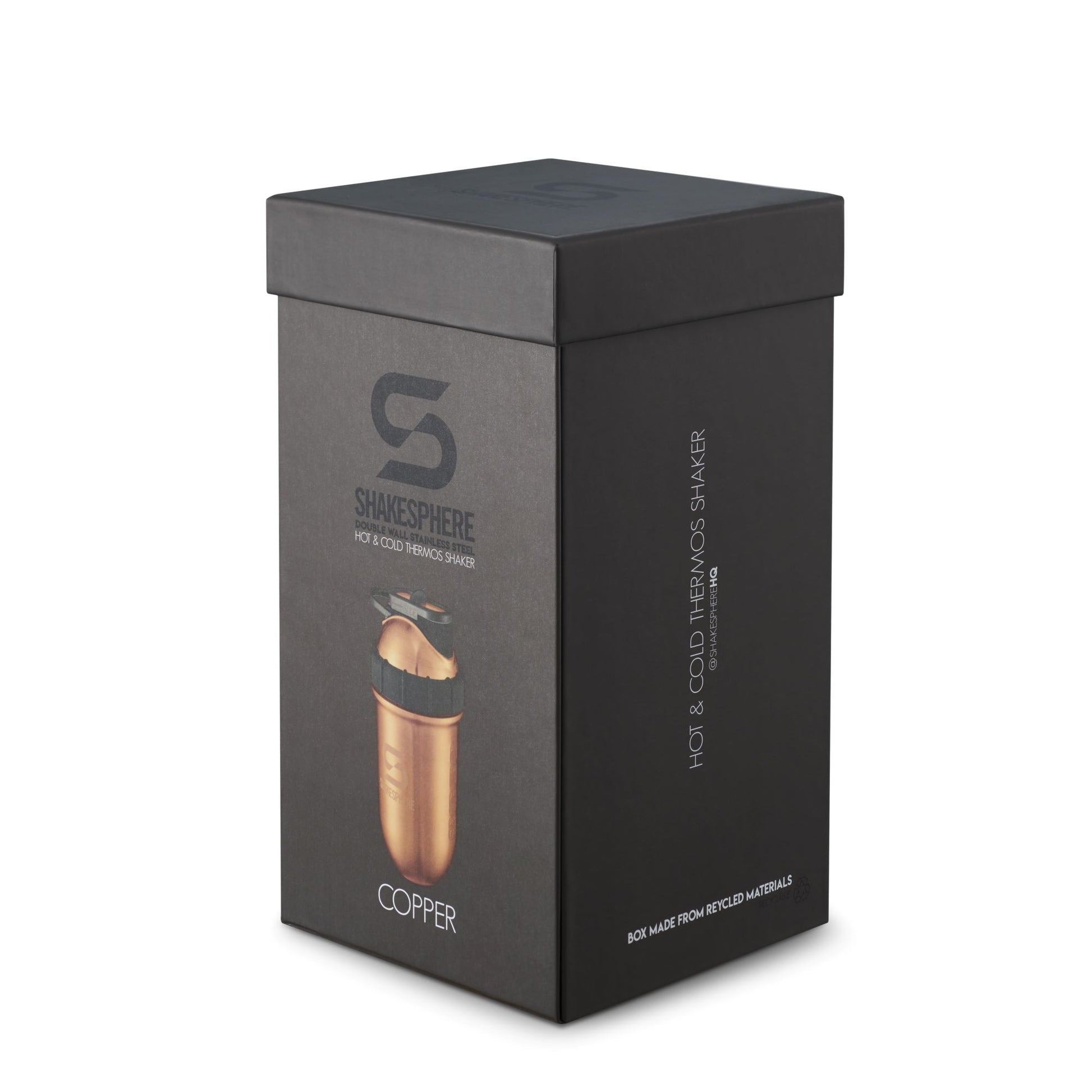 Protein shaker bottle 24.6 Fl Oz Tumbler Double Wall Steel Copper