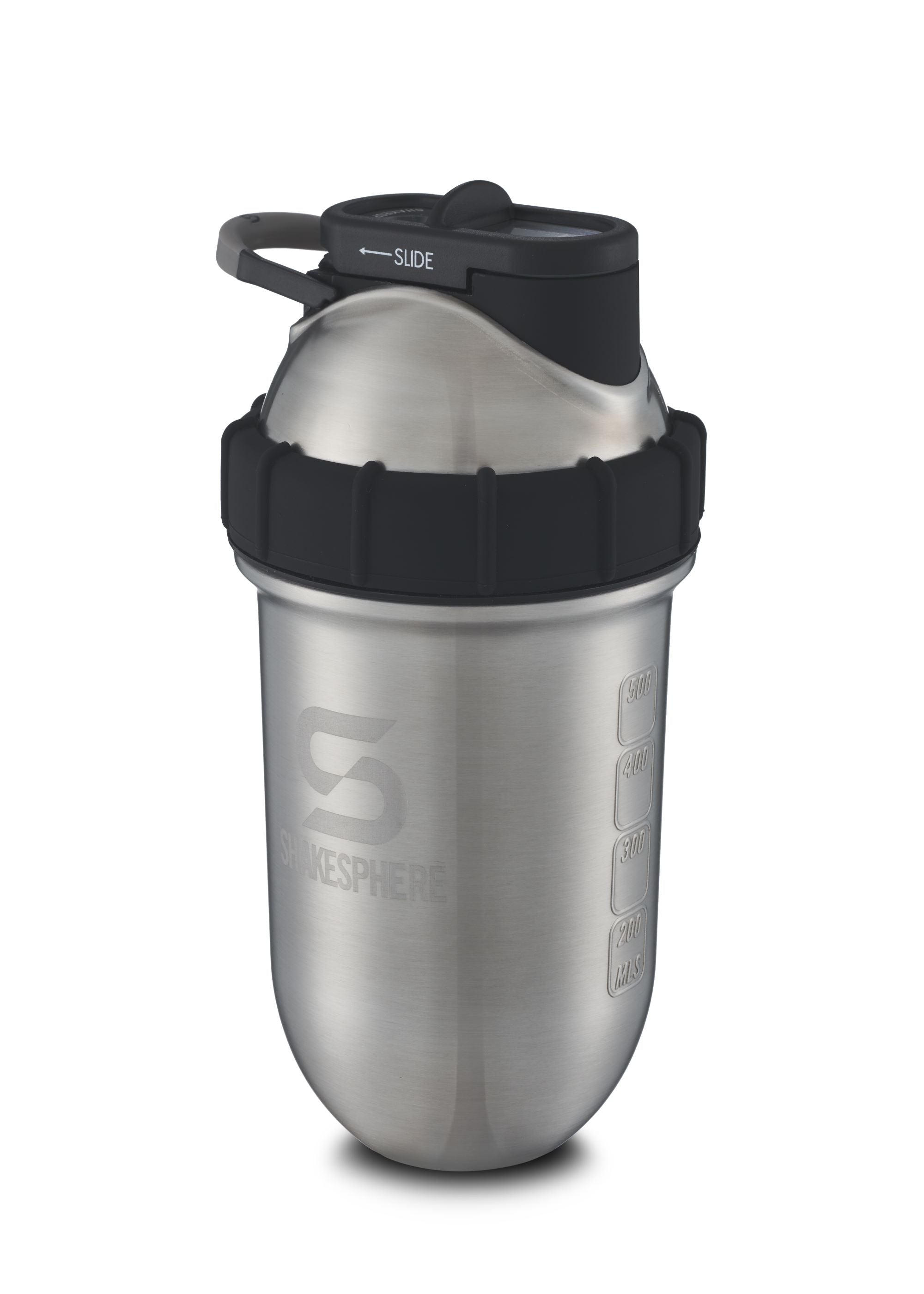 Protein shaker bottle 24.6 Fl Oz ShakeSphere Tumbler Double Wall Steel Original