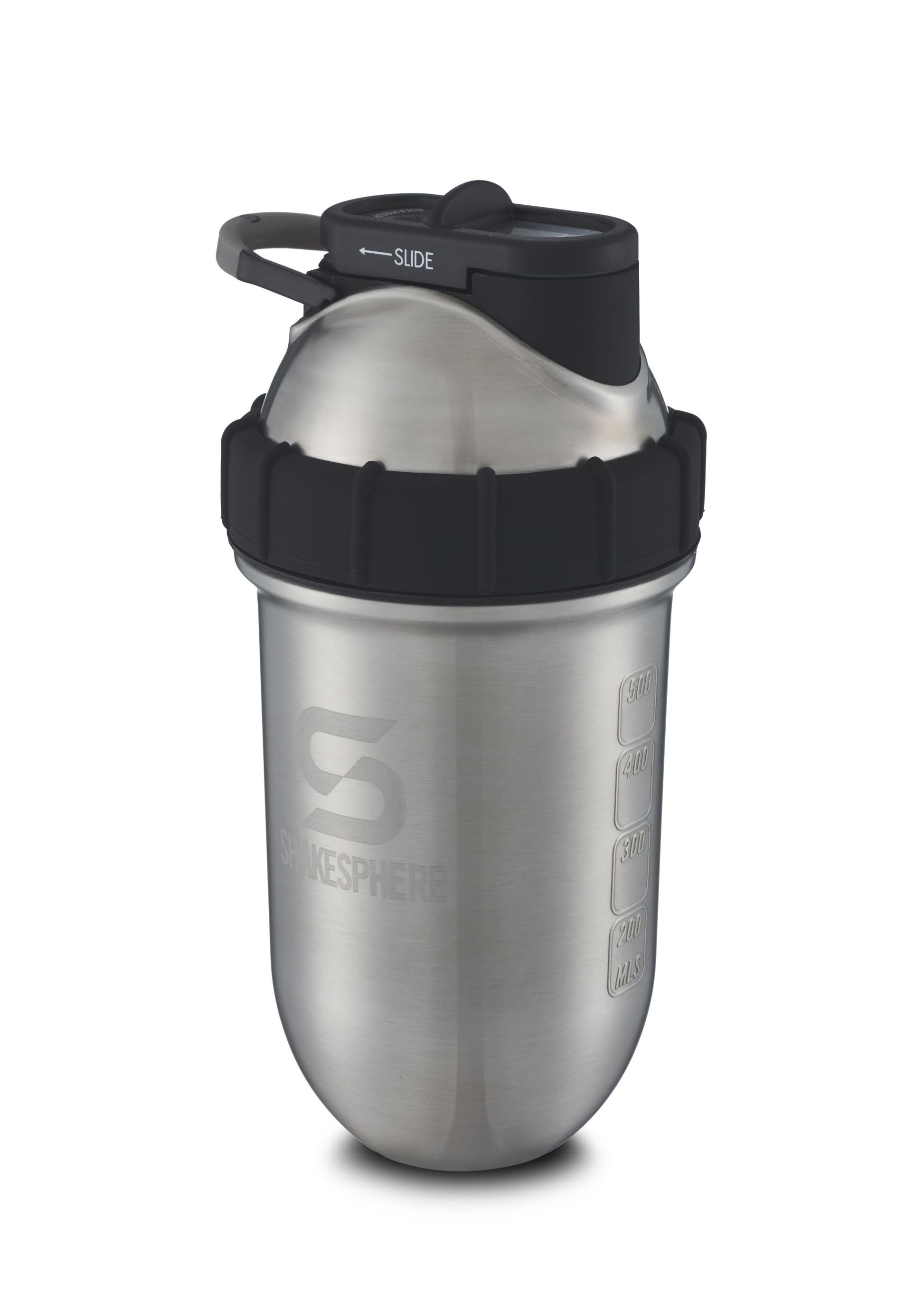 Protein shaker bottle 24.6 Fl Oz ShakeSphere Tumbler Double Wall Steel Original