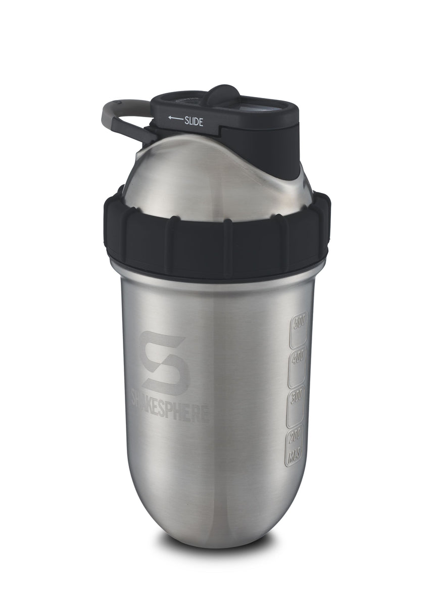 Protein shaker bottle 24.6 Fl Oz ShakeSphere Tumbler Double Wall