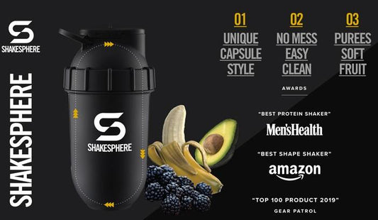 Multi-award winning shaker bottles - ShakeSphere