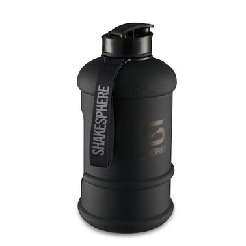 2.2L ShakeSphere Hydration Jug Matte Black/Black Logo - ShakeSphere 