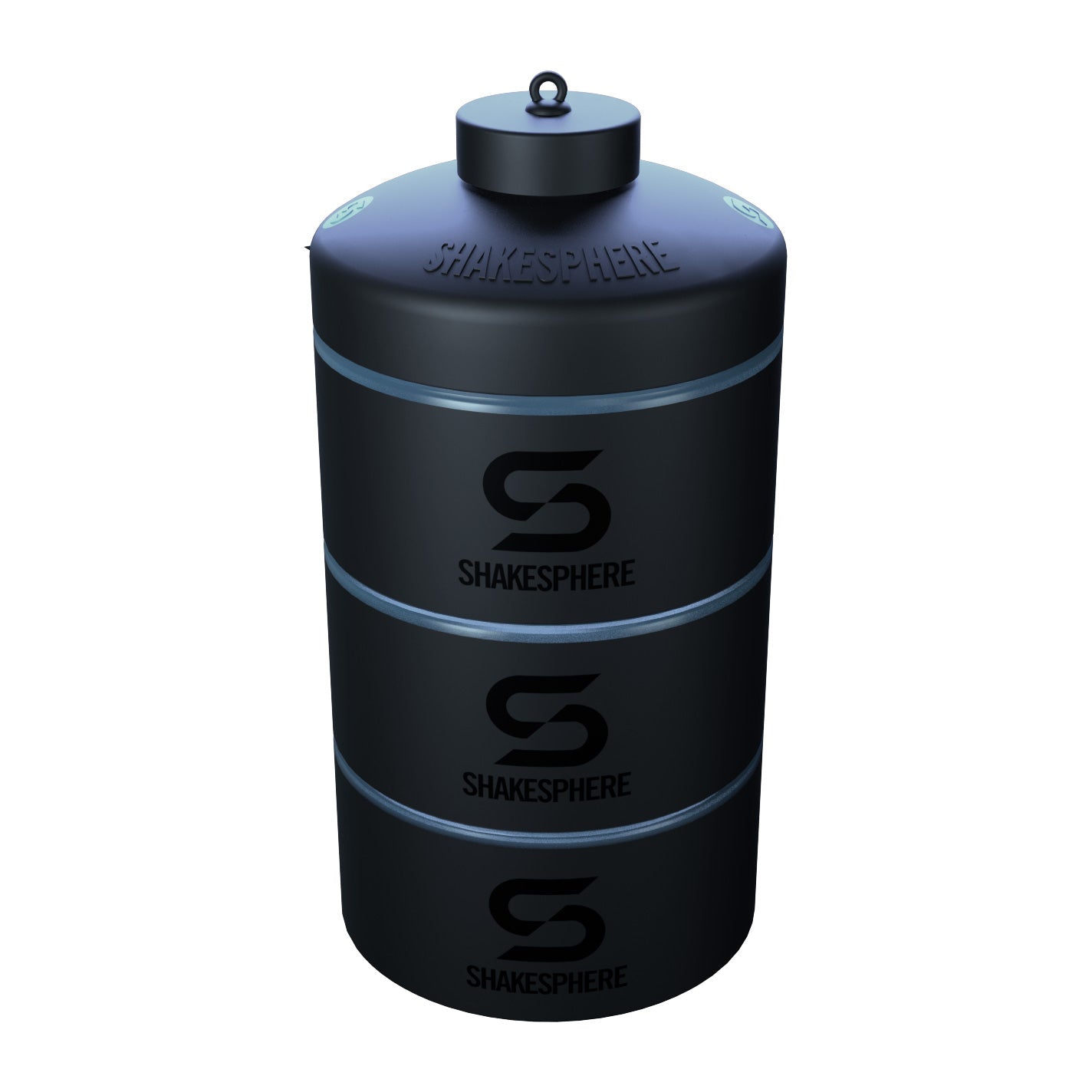Protein Powder Stackable Storage Container 85g / 3oz, Cyan Blue