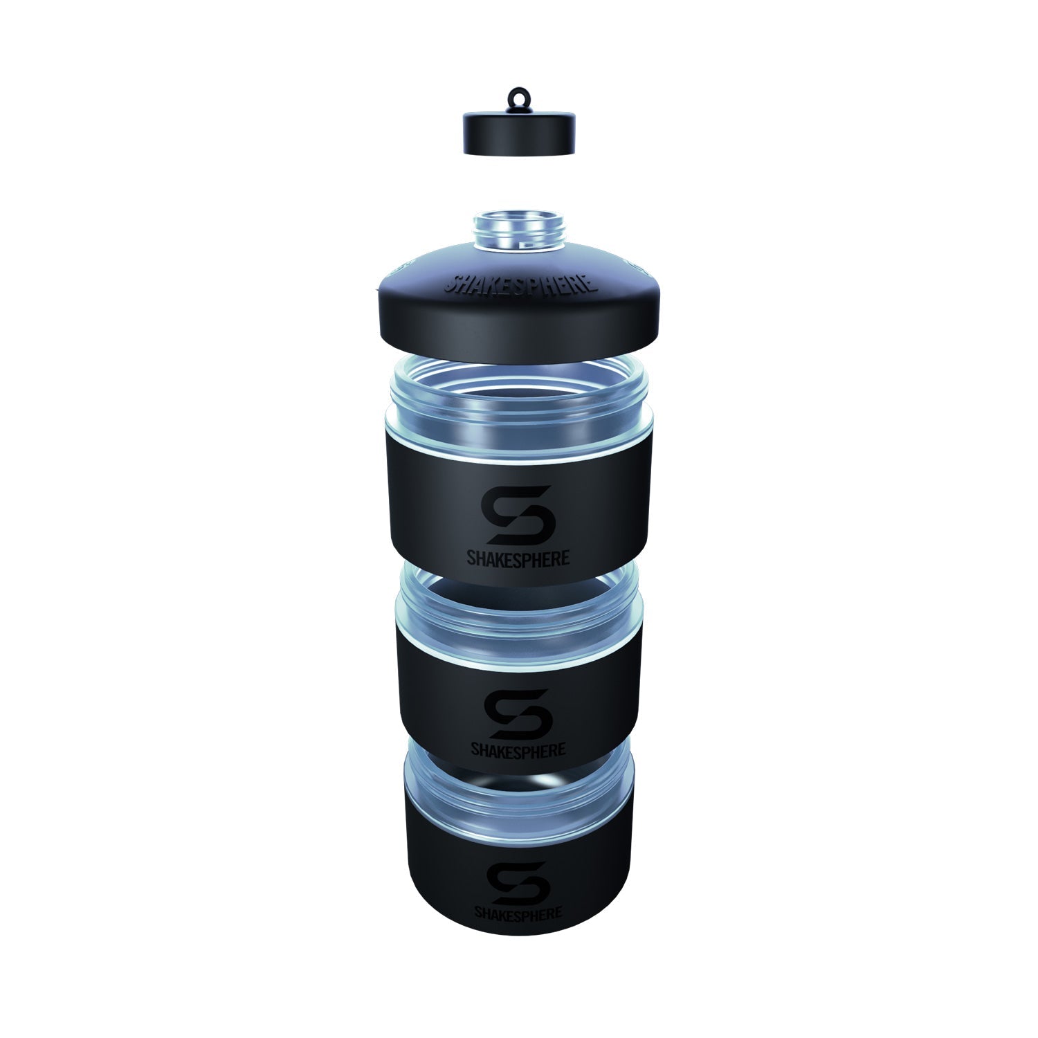Protein Powder Stackable Storage Container 85g / 3oz, Cyan Blue