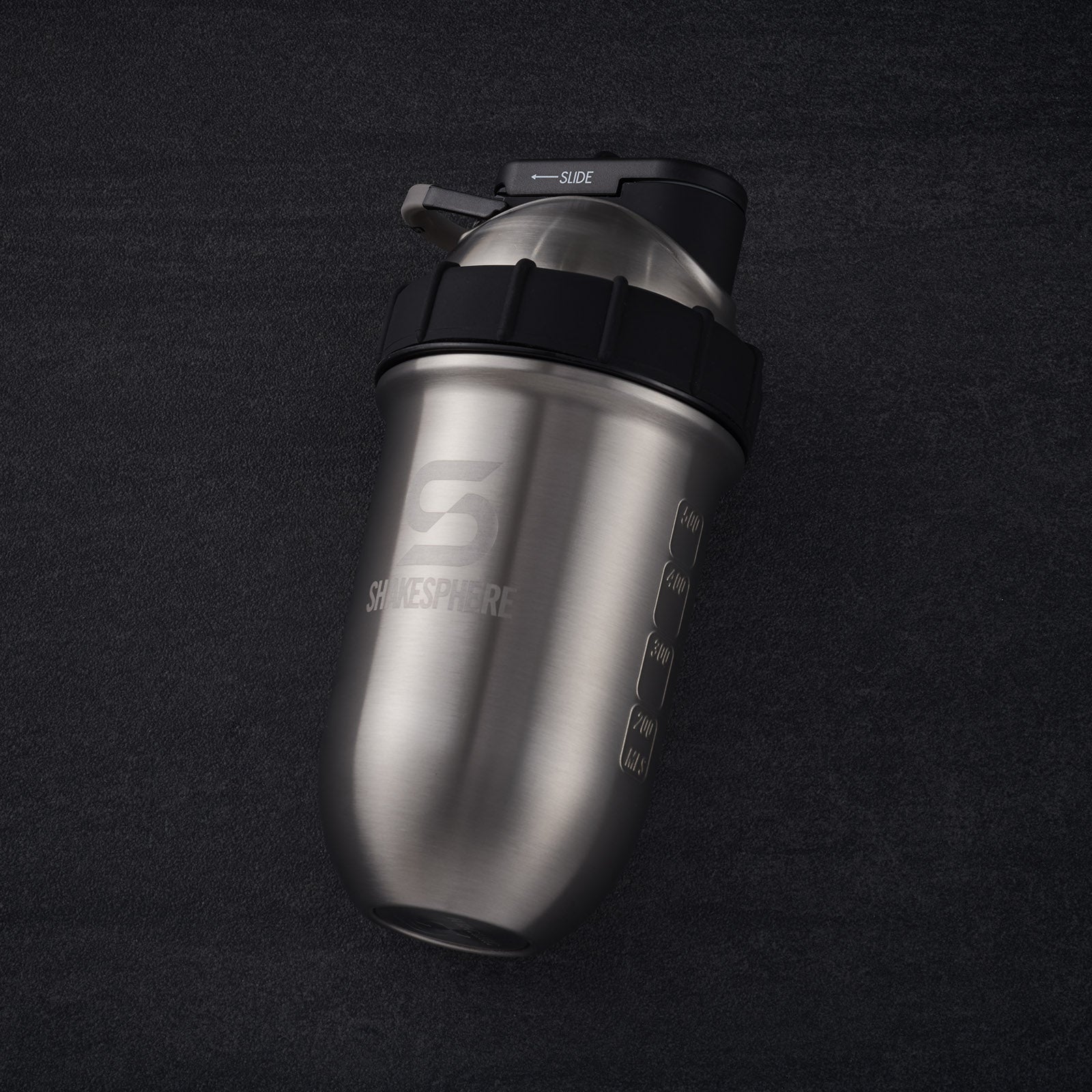 Protein shaker bottle 24.6 Fl Oz ShakeSphere Tumbler Double Wall Steel Original